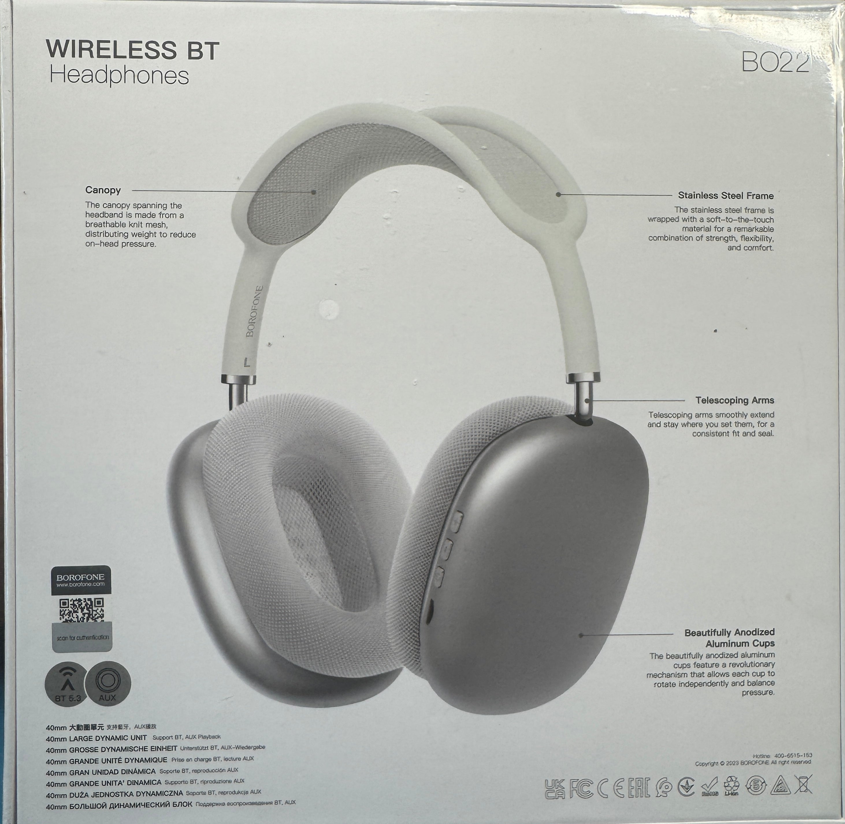 Borophone Headphones brand new sealed